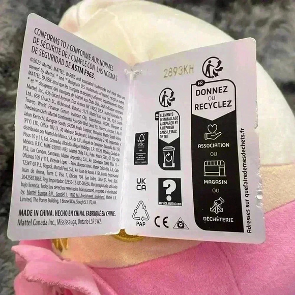 Barbie Cuutopia Squishy Plush Inspired  By Signature Look Collectible
Pink - Picture 7 of 16